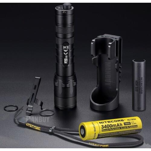 Nitecore P20v2 1100 Lms Tactical LED Flashlight 18650 Battery Outdoor Hunting Law Enforcement Waterproof EDC Torch Free Shipping