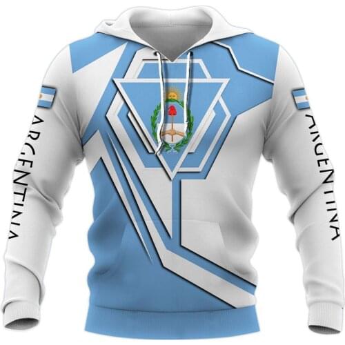 PLstarCosmos 3DPrint Newest Argentina Sport Country Flag Unique Men/Women Cozy Hrajuku Casual Streetwear Hoodie/Zip/Sweatshirt 2