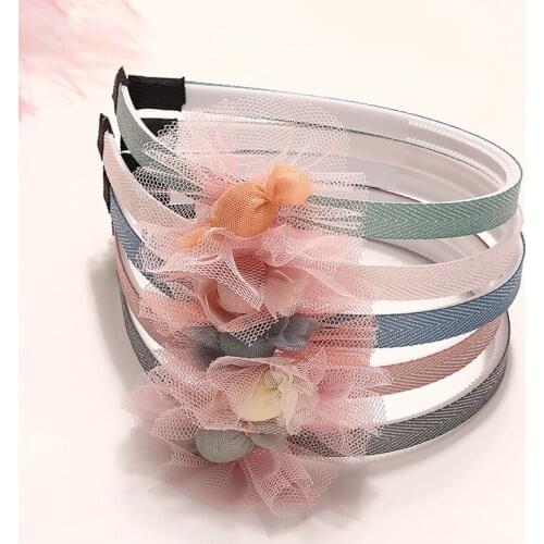 Kids Cute Lovely Cloth Cartoon Hairband Small Fresh Style Fashion Baby Girls Rabbit Ears Bowknot Headband Hair Hoops