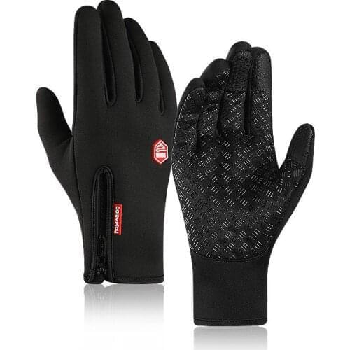 Winter Skiing Warm Mens Gloves Fishing Motorcycle Hiking Waterproof Cycling Autumn Touch Screen Windproof Running Women Gloves