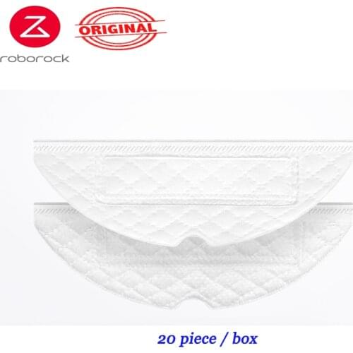 Roborock S7 Disposable Mop Vibration Mopping Cloth for Robot Vacuum Cleaner Roborock S7Plus Original Accessory Spare Parts 20pcs