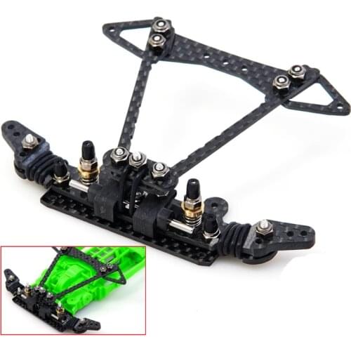 Tamiya Mini 4WD Carbon Fiber CNC Kit MS/MSL Internal Suspension Car Swing Track Fish Head Pivot Sliding With Screw Nut Spacers
