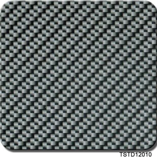 TSAUTOP 1*50m size TSTD12010 carbon fiber water transfer film hydrographic film