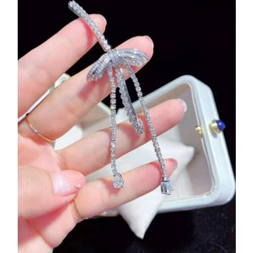 High quality Golden plated Paved CZ Cubic Zirconia Necklace Clasp Jewelry Connector DIY Fine Jewellery Making