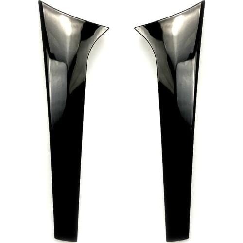 Back Window Rear Spoiler Side Wing Splitter Trim Glossy Black For Mercedes-Benz ML GLE Class W166 2012-2018 2014 2015 2016 2017