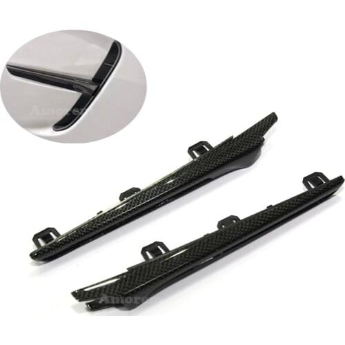 Replacement Side Fender Cover Trim For BMW M3 F80 M4 F82 F83 Carbon Fiber Air wing Vent Car decoration Accessories