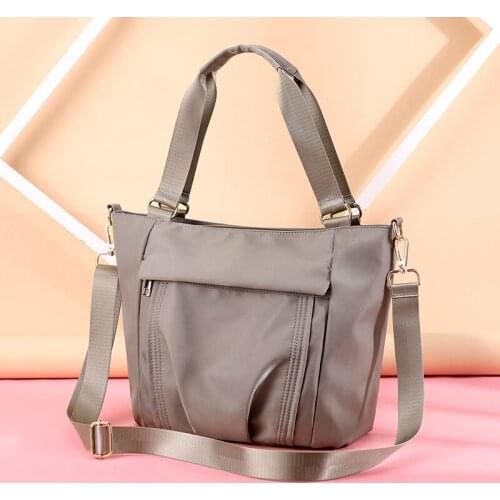 2021 New Trend Female Folds Shoulder Hand Bags Waterproof Nylon Women Crossbody Messenger Pack Ladies Totes Bolsa Feminina