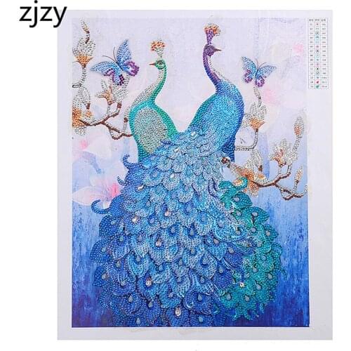 Animal Partial Rhinestone Peacock Meian 5D Diamond DIY Diamond Painting Special Daimond Accessories,Diamond Embroider