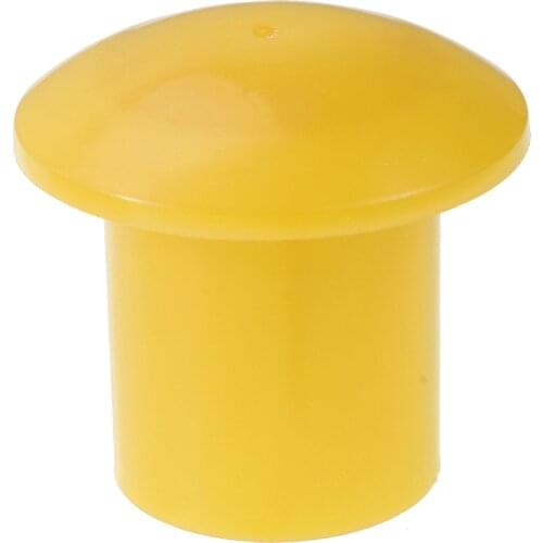 20Pcs Furniture Tube Plugs Hardware Rebar Caps Kit Plastic Mushroom Rebar Stakes Covers Protective Safety Pipe Hole Stopper Caps