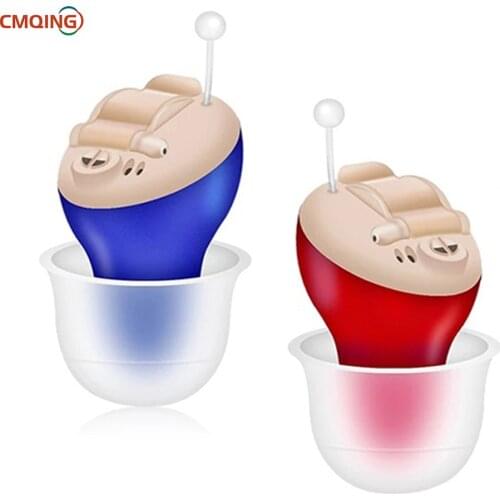 CIC 20 channel Digital Hearing Aid Rechargeable Hearing Aids High Power Ear Hearing Sound Amplifier Professional Hearing Device