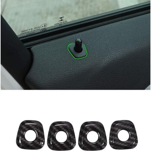 Car Door Lock Decoration Cover Trim Stickers 4pcs For BMW X1 F48 2016-2018