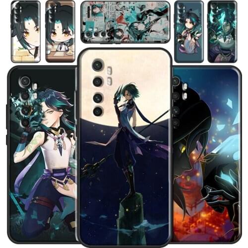 Genshin Impact Xiao For Xiaomi Mi 11 Ultra Case For Xiaomi Mi 11 Lite Note 10 10T Pro POCO F3 M3 X3 Pro Cover