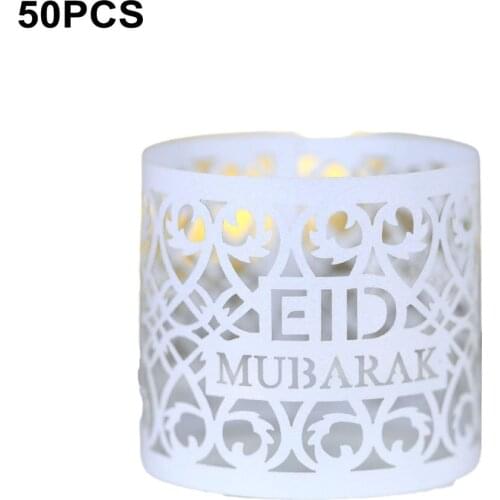 Eid Mubarak Paper Napkin Ring Ramadan Lace Paper Home Decoration Table DecorFor Home Napkin Holder Table Decor