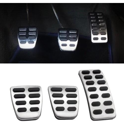 Car Accelerator Brake Pedals Cover For Hyundai Creta Ix25 i20 i30 Accent Verna Solaris Kona Elantra for Kia Forte 2017 2018 2019