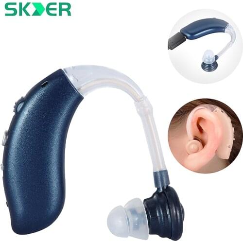 Mini Hearing Aid For Deafness Ear Sound Amplified Speaker Adjustable Tone Hearing Aids Portable Elderly Headphones