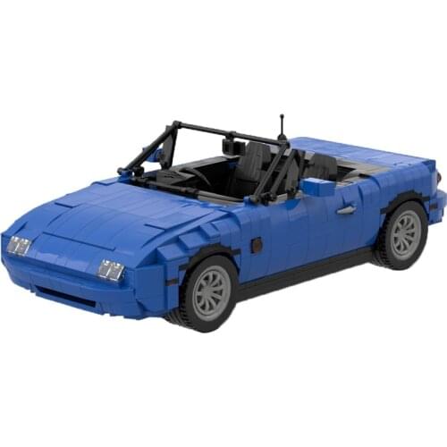 Buildmoc Fashion brand MX-5 Car Roadster Model Kit MOC-27076 Building Blocks Bricks KIds Toys Fit RC CAR