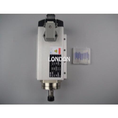 Cnc spindle kit ER11 air cooling 1.5KW spindle +cnc engraving bits