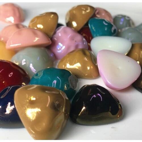 New 20PCS 21MM Unique Acrylic Rivets Studs Colorful Acrylic Leather Craft Punk Studs Fit Belts Bags Shoes Garment DIY Making