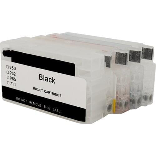 4 PCS For HP 950 Refillable Ink Cartridges With ARC Chip For HP Officejet Pro 8100 8600 8610 8620 8660 8640 8660 8615 8625 251DW