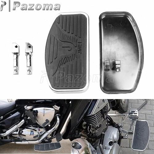 Motorcycle Footrest Driver Floorboard Front Inserts Footpegd Pedal For Yamaha V-STAR XVS 400 650 Drag Star XVS 400/600 1988-2013