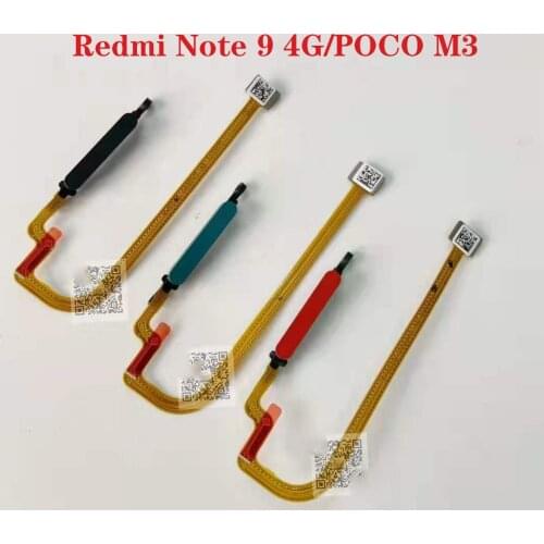 Touch ID fingerprint sensor Scanner Unlock key Button for Xiaomi Redmi Note 9 4G POCO M3