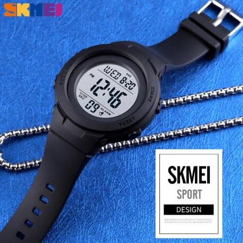 SKMEI Brand Sports Watches Men Fashion Outdoor Silicone Strap Waterproof LED Digital Watch Man Military Clock Relogio Masculino