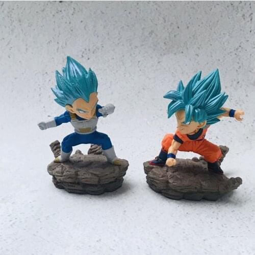 BANDAI Dragon Ball Super Action Figure Son Goku Vegetajv Candytoy Model Decoration Toys