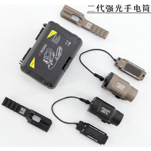 New arrival AK-SD LED Weapon Flashlight AK47 AK74 Tactical Light gun Fit 20mm Rail Momentary With Remote Switch Strob
