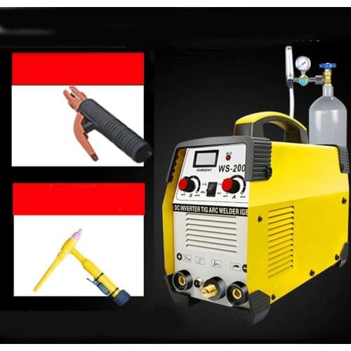 TIG200 Pluse 200 Amps ARC TIG Pulse TIG Welding Machine Multi Function TIG200P Portable Inverter TIG Welder Argon welding