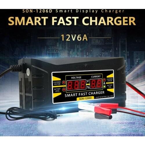 12V 6A Car Portable Smart Car Jump Starter Box Power Bank Battery Charger SON-1206D