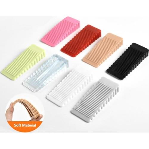 1Pcs Creative safety door stop Silicone anti-skid, windproof Door stop/Door top/Door stop Door rear retainer Anti-collision Stop