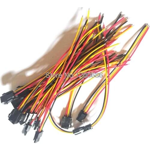 10CM 22AWG Molex 3.0mm 3pin 43645-0300 Male Power wire harness Molex Micro-Fit 3.0 wire harness Molex 3.0 Pitch wire cable