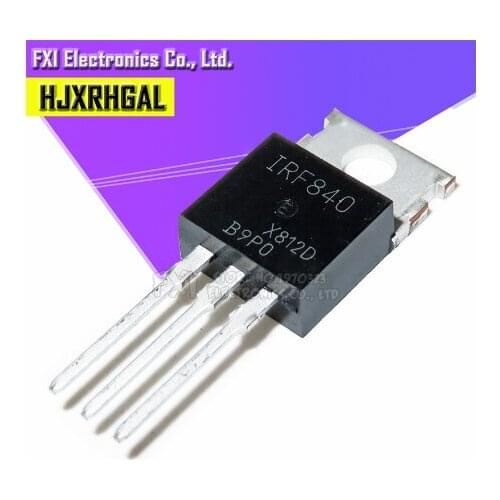 10 Uds IRF840 IRF840PBF TO220 100% Original nuevo Envío gratis