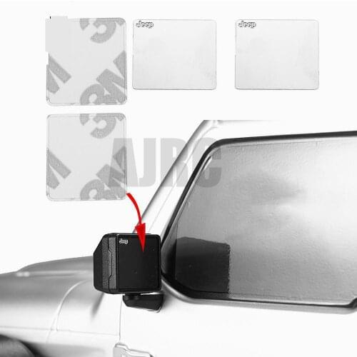 16mm x 20mm Metal Rear View Mirror Lens for AXIAL SCX10 III JEEP RC Model Car Rearview Mirror Reflector Accessories