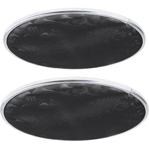2Pcs 2ply Mesh Drum Head Silent Pad Skin Black 8inch 10inch Percussion Instrument Parts(Black)