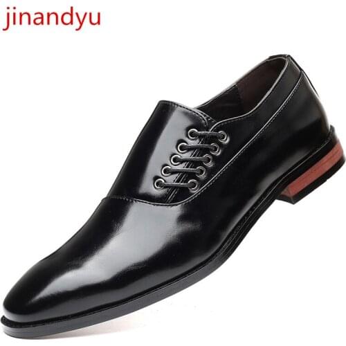 48 Plus Size Dress Formal Leather Shoes Men Loafers Black Dress Man Shoes High Quality Business Oxford Wedding Shoes for Men