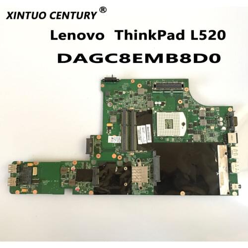Free shipping For L520 Laptop motherboard 63Y1807 DAGC8EMB8D0 100% working well