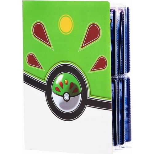 240Pcs Anime Card Collectors Pokemon Game Cards Album Book Holder Loaded List Capacity Binder Folder Pokemons Toys for Gifts Kid