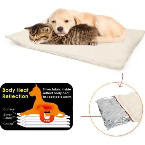 Free shipping Pet Dogs Self Heating Mats Puppy Winter Warm Bed House Nest Pads Pet Dog Product Supplies Kennel Mats