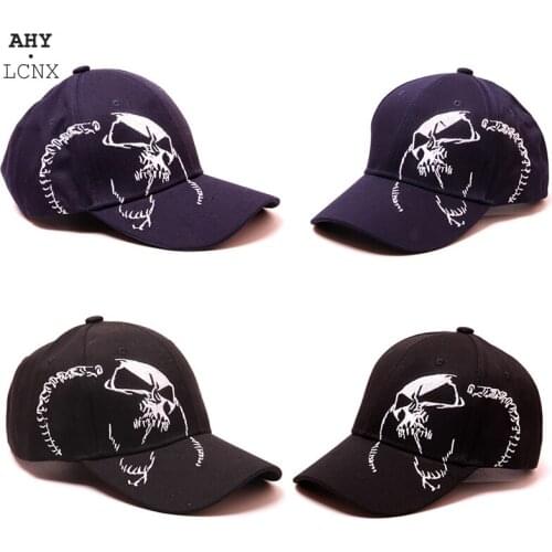 Fashion Mens Baseball Cap Embroidery Skull High Quality Outdoor Snapback Cotton Sports Hats For Men & Women Caps