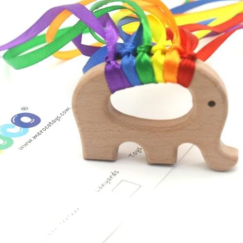 Color Montessori Rainbow Ribbon Waldorf Wooden Toys Sensory Toys For Children Educational Hand Kite Baby Shower Gift K2244H