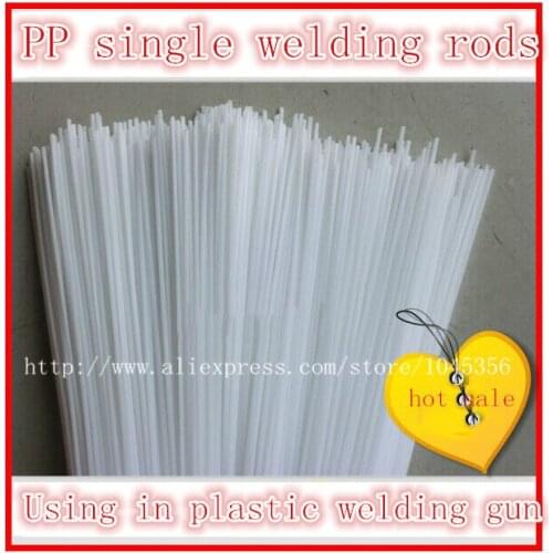 Home repair high-purity polypropylene plastic rod / white PP single welding rods 2.5 * 2mm for plastic welder gun 1pc=1meter