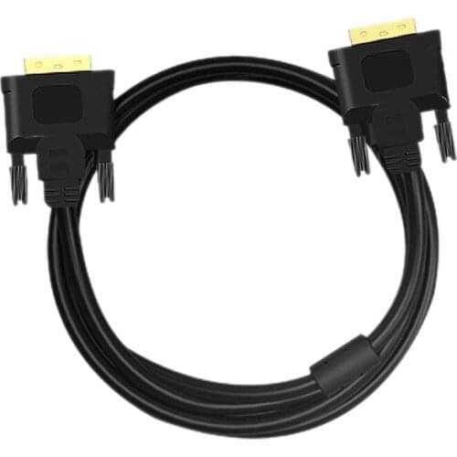 Quality DVI-D Data Line Cable Male to Male Male Wire 24+1 Pin Computer Monitor HD Video Connection Line
