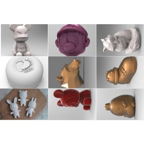 Cartoon baby animal Aromatherapy Gypsum Decoration mould soap mold car pendant