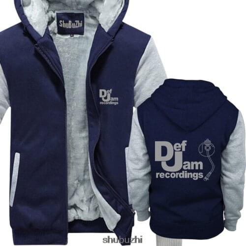 DEF JAM RECORDINGS hoodie MUSIC Cool Casual pride hoodie men warm jacket Fashion sweatshirt Loose Size top shubuzhi sbz3178