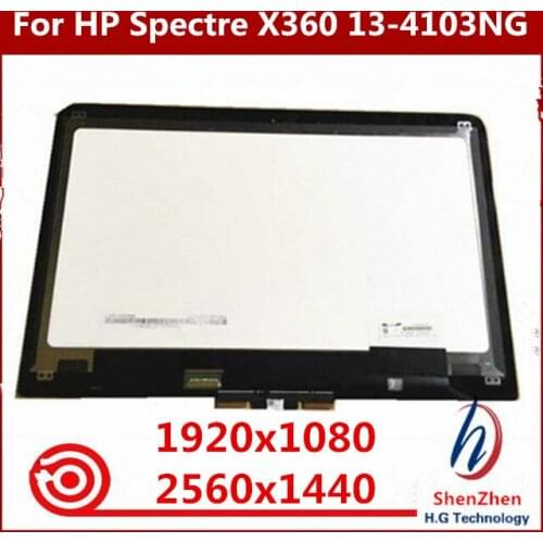 Original For HP Spectre X360 13-4103NG 13-4103ne 13-4178ng 13-4193nr 13-4112tu LCD Touch Screen Digitizer Display N133HSE-EB3