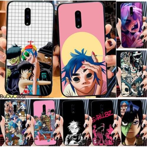Riccu Gorillaz plastic beach Phone Case For Redmi 6 4X 7 7A 8 GO K20 Note 4 4X 5 5A 6 6 Pro 7 8 8pro Black TPU Soft