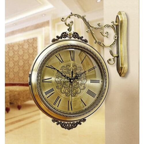 Vintage Silent Wall Clock Modern Design Retro Wall Clock Living Room Reloj De Pared Home Decoration Best Selling 2018 Products