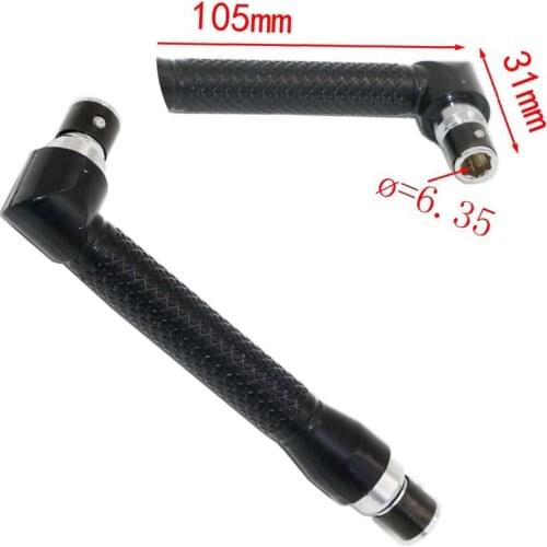 1PC L Shaped Mini Double Ended Hexagon Socket Wrench 1/4 inch Routine Screwdriver Bits Socket Extension Hand Tool