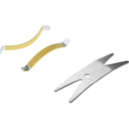 1Pcs Pocketable Stainless Steel Tool Multi Spanner Wrench for Guitar Switch Knob Tuner Guitar Parts & 2Pcs Metal String Spreader